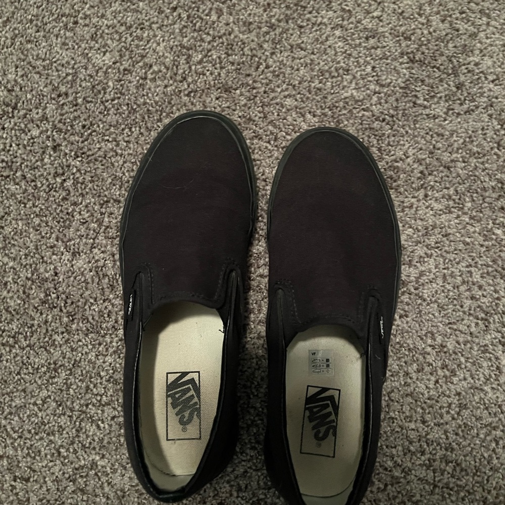Black Slip On Vans